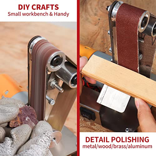 SI FANG Premium Sanding Belts Set 13x1.2 inch for Mini Electric Belt Sander - style: 20pcs Sanding Belts Mix Set