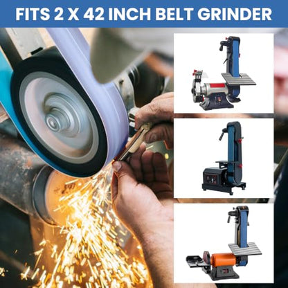 2x42 Sanding Belts 80 Grit, 10 Pack