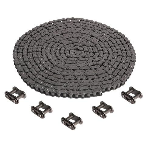 #08B Roller Chain 20 Feet 428 Carbon Steel Chains with 5 Connecting