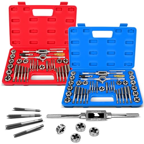Tap and Die Set M3-M12, 80pcs Thread Repair Kit