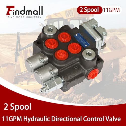 2 Spool 11GPM Hydraulic Control Valve 3600PSI BSPP Double Acting Hydraulic Directional Control Valve
