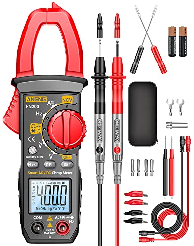 ANENG Digital Clamp Meter,Multimeter Tester,600A AC/DC Current,Voltage,NCV - style: 4000 Counts AC/DC Current