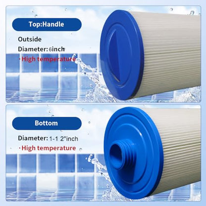 Replaces Unicel 6CH-940 Spa Filter(1 1/2" Coarse Thread)