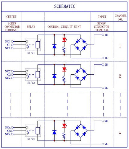 Electronics-Salon DIN Rail Mount AC/DC 24V Control 16 SPDT 16Amp Pluggable Power Relay Module, G2R-1-E - style: 16 Channel 24V