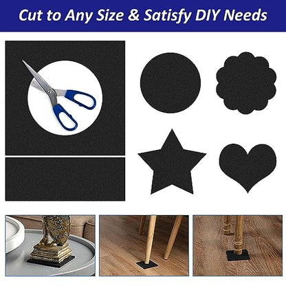 Foam Padding Sheets with Adhesive Backing - 1/2" Thick Self Stick Neoprene Insulation Foam,1/2 Inch Thick X 4 Inch Long X 4 Inch Wide - 4Pcs - size: 4In*4In*1/2In