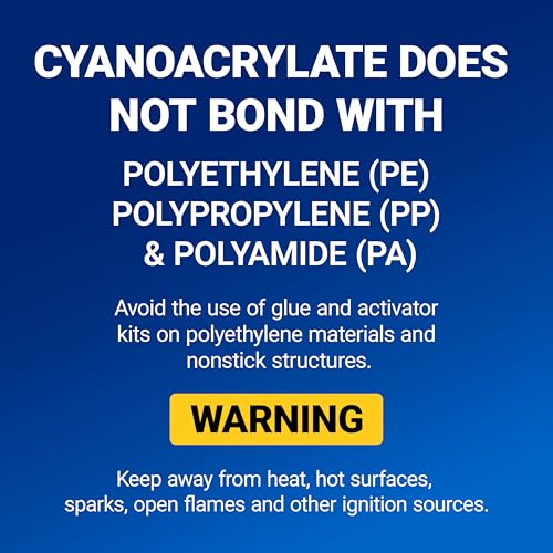 MITREAPEL CA Glue with Activator (0.80oz-3.30fl oz) Instant Bond Professional Cyanoacrylate Adhesive and Super Glue Accelerator for Woodworking, Ceramic, 3D Printing, Glass, DIY&Craft, Plastic,Repair - size: 1 Pack