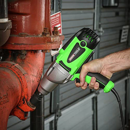 OEMTOOLS 24666 1/2” Drive Heavy Duty Impact Wrench, Corded 120v Impact Driver for Lug Nuts, Home Repairs, Automotive Maintenance, 8.5 Amp Electric Wrench, 400 Ft/Lb Maximum Torque