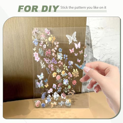 10pcs Clear Acrylic Perspex Sheets, Transparent Acrylic Sheet, 1mm Thick 10 x 15cm Acrylics Plastic Sheet for Craft Projects, DIY Display,Replacement Picture Frame Glass Painting
