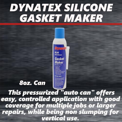 Dynatex Blue RTV Silicone Gasket Maker 8 oz Automatic Can (1 Pack) - size: 8oz