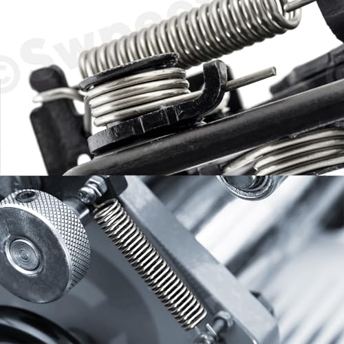Swpeet 150Pcs 15 Different Sizes Stainless Steel Extension Spring with a Dual Hook Assortment Kit, Mechanical Extension Springs Small Spring for Home Repairs