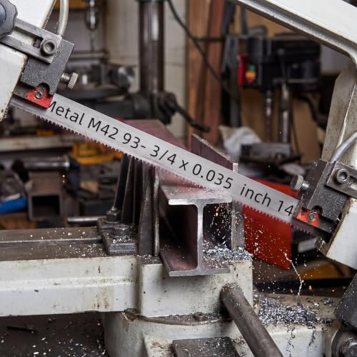 2 Pcs Band Saw Blades, 93" X 3/4" X 0.035",14 Tpi - color: 14 Tpi, size: 93" X 3/4" X 0.035"