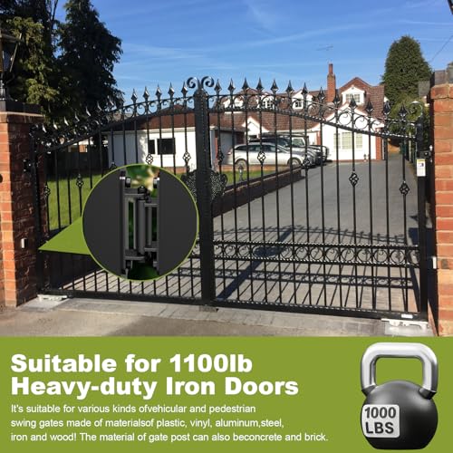 Heavy Duty Gate Hinger 7” Silent Bearing Gate Hinges - color: as picture