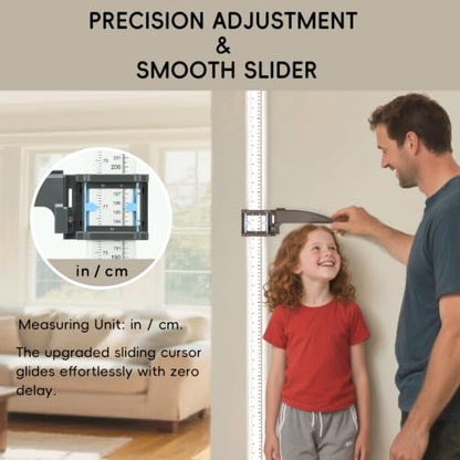 Height Measurement Portable Stadiometer Height Rod 8-85 inch