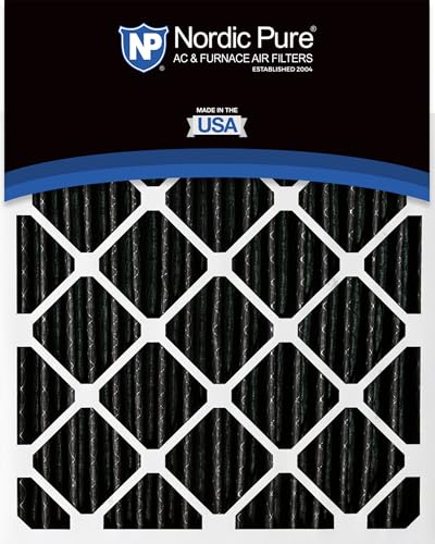 Nordic Pure 20x25x4 Pleated MERV 10 Plus Carbon Air Filters 2 Pack - style: MERV 10 + Carbon