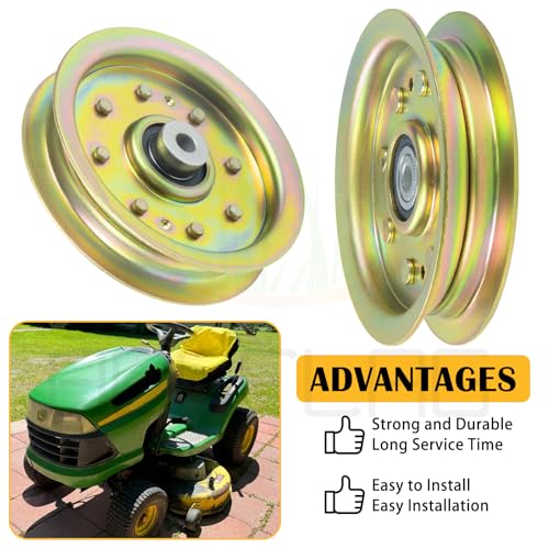 756-04129B Idler Pulley 4.25 for Cub Cadet RZT 50 LTX 1040 Tractors - color: L01 1x756-04129B Yellow