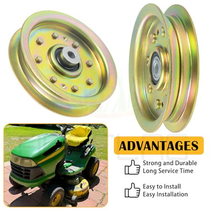 756-04129B Idler Pulley 4.25 for Cub Cadet RZT 50 LTX 1040 Tractors - color: L01 1x756-04129B Yellow