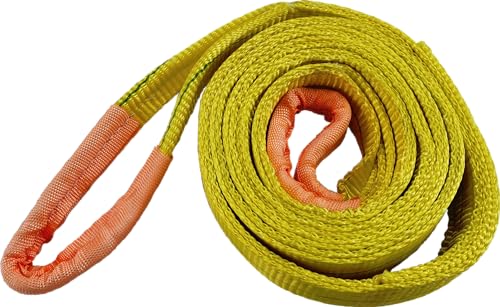Everest C1128 1" x 6' Flat Sling Eye to Eye/Lifting Sling for Construction, Lifting, Moving, Hoisting - Strap Heavy Duty - 1-Pack 3200lbs WLL