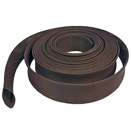 Electriduct 1/4" Chewing Resistant Braided Sleeving Repulsive/Repellent Hose Wire Mesh Cable Protection Flexible Expandable Wrap - 10 Feet - size: 0.25 Inch - 10 Feet
