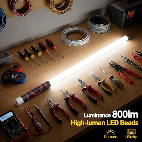 30" Flexible LED Work Light, Rechargeable Bendable Mechanic Light