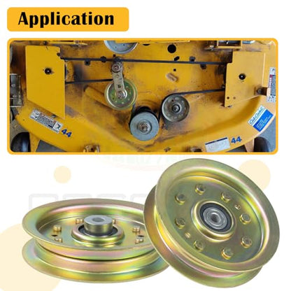 756-04129B Idler Pulley 4.25 for Cub Cadet RZT 50 LTX 1040 Tractors - color: L01 1x756-04129B Yellow