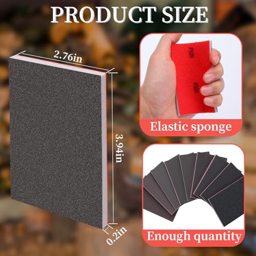 600 Grit Sanding Sponge Set for Wood - style: 600Grit