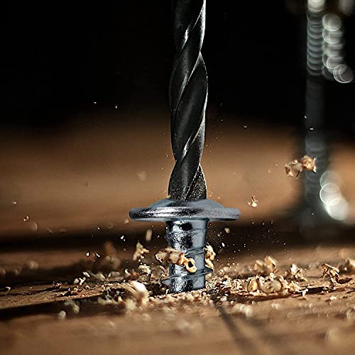 #8 x 1-1/2" Wood Screw 100Pcs Alloy Steel Standard Thread Truss Head Fast Self Tapping by SG TZH - color: Silver - Alloy Steel, size: #8 x 1-1/2"