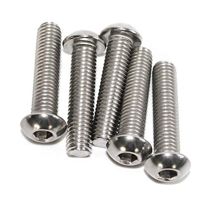 Fullerkreg M6-1.0 x 35mm Button Head Socket Cap Screws - size: M6 x 35mm
