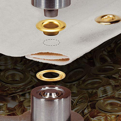 Stimpson 2GWSSM100 Marine Grade Stainless Steel Sheet Metal Grommet & Washer Set, Durable & Heavy-Duty, 3/8 Inch Grommet, 100 Sets of Steel Grommets, Stainless Washer for Wiring & Hole Plug Assortment - size: 100 pieces of Each