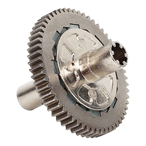 57 Tooth 0.8 Mod Slipper Set Metal Steel Slipper Clutch Spur Gear Compatible with Arrma 1/10 Granite and 1/8 RC Cars for Smooth Drivetrain Upgrades Silver