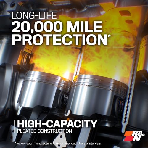 K&N Oil Filter: 20,000 Mile Engine Protection with Wrench Off Nut, HP-1008 - size: Oil Filter-1 Pack