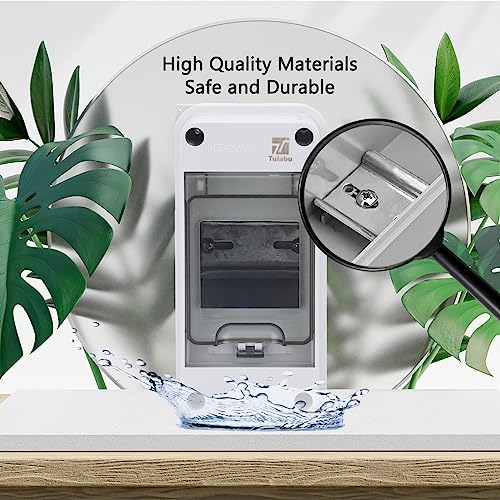 3 Way Circuit Breaker Box, IP65 Waterproof, for Indoor and Outdoor - style: 3 WAY-2.8*6*3.5Inch
