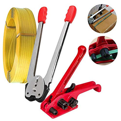 Heavy Duty Manual 4 in 1 PET/PP Manual Strapping Tools for 1/2-3/4" Belt