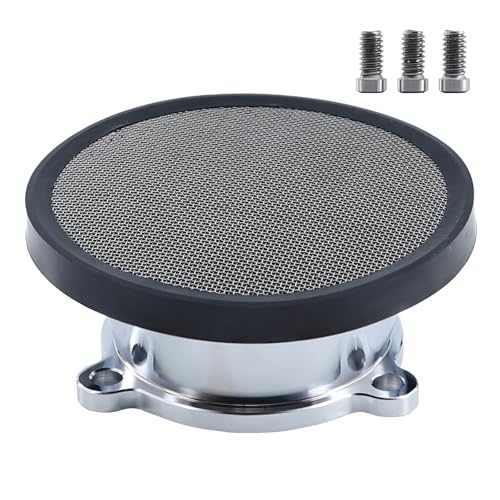 Aluminum Air Filter Velocity Stack for S&S Shorty Super E and G Series Carburetor (SILVER) - color: SILVER