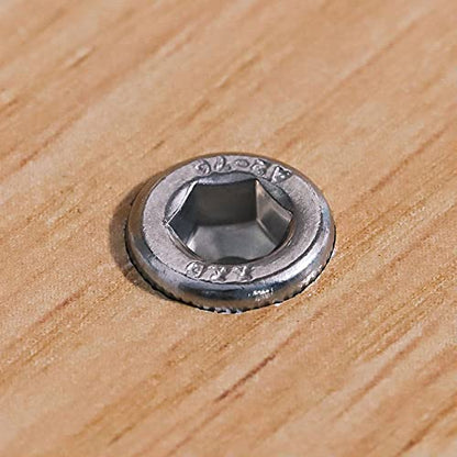 1/4-20 x 1-3/4" (25 pcs) Socket Head Cap Screws, Allen Hex Drive, 18/8 Stainless Steel 304, Full Thread, Bright Finish, Coarse Thread - size: 1/4-20 x 1-3/4"