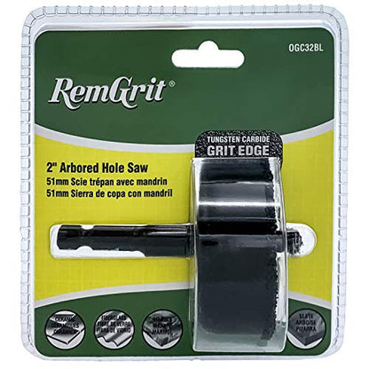 Disston E0104581 2-Inch RemGrit Carbide Grit Arbored Hole Saws 51mm