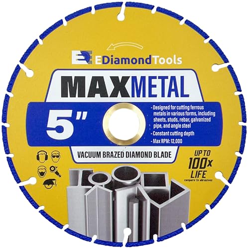 5" Diamond Saw Wheel for Metal Cutting, 1 PC - size: 5"