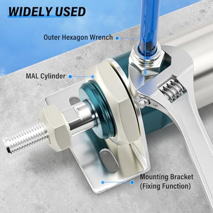 TAILONZ PNEUMATIC 304 Stainless Steel Male Straight 3/8 Inch Tube OD x 3/8 Inch NPT Thread Push to Connect Fittings PC-3/8-N3 (Pack of 2) - size: 3/8''OD 3/8''NPT