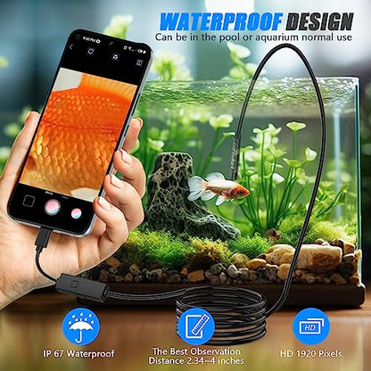 1920P Snake Inspection Borescope, Pancellent Type C Endoscope