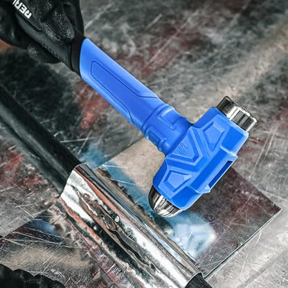 Real Steel 32 Oz Ball Peen Dead Blow Hammer Anti-Vibration Heavy Duty Hammer for Metal Working - size: 32 Oz