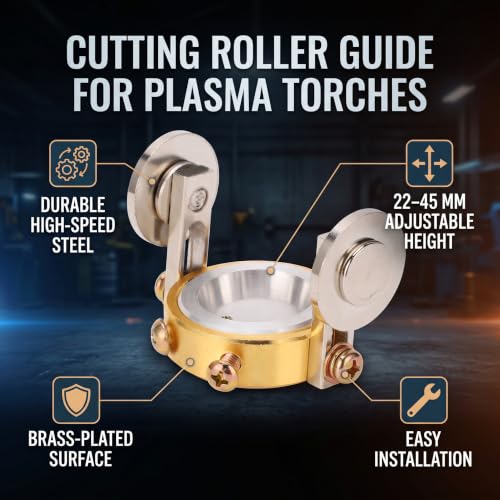 Plasma Cutter, High Speed Steel Cutting Roller Wheel Spacer for Plasma Cutter 40A PT31 22-45mm