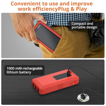 Proster Smart Multimeter 6000counts 5" Color Screen USB-C Rechargeable TRMS