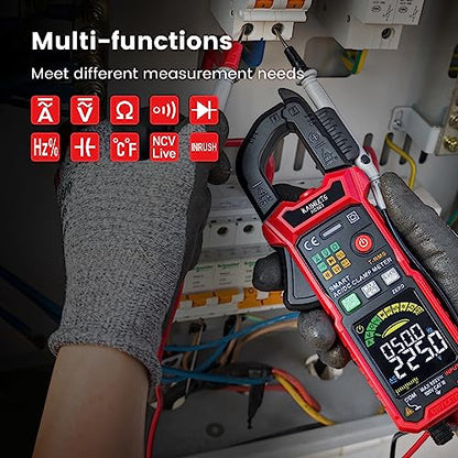 KAIWEETS Digital Clamp Meter 4-Mode Smart-Select Auto-Ranging DC Amp Tester