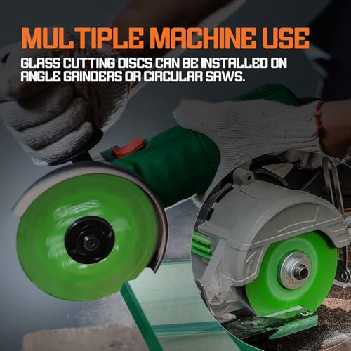 Diamond Blades 3-Pack 4.5" Diamond Multi-Purpose Saw Blades, Angle Grinder Disc for Cutting Porcelain Ceramic Glass Tile Marble Cutting Tools