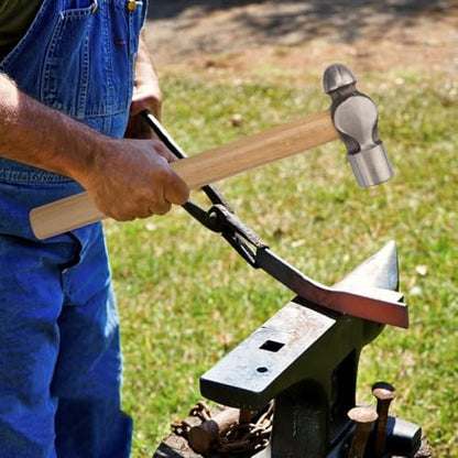 3 Pack Ball Peen Hammer with Wooden Handle, 16 oz, 24 oz, 32 oz Ball Pein Hammer with Wooden Handle for Mechanics and Jewelry-Making, Metal working, Hardware, Manufacturing - size: 3 Pack 16oz, 24oz, 32oz wood handle