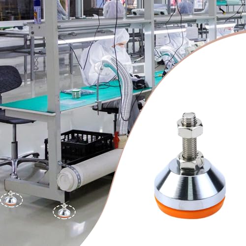 Antrader M10 Thread Adjustable Leg Leveler,2" Heavy Duty Leveling Screw Leg - color: Style 2, size: D50 x M10 x H50