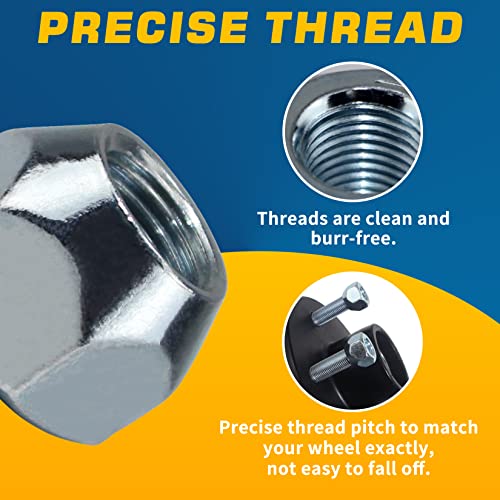 20pcs 1/2''-20 Trailer Lug Nuts Galvanized - color: KIT#5-2 (20Pcs Hub Nuts)