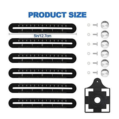 HIGHDRIL Multi Angle Measuring Ruler 5-Hole Drill Locator & Diamond Drill Bit Kit Triangle Shank for Porcelain Tile Ceramic Marble Brick Vacuum Brazed Hole Saw(6/8/10/20/25/28/32/35/45/50/65mm) - size: Shank Set3