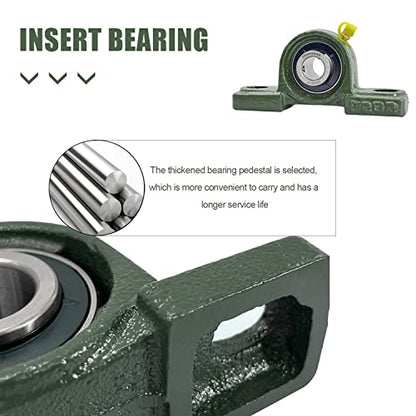 6 PCS UCP202-10 5/8 inch Pillow Block Bearing Mounted Pillow Block Bearing 5/8" Inside Diameter - size: UCP202-10-6pcs