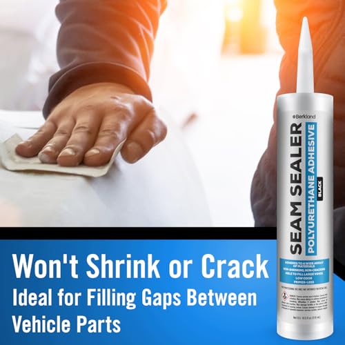 Berkland Polyurethane Seam Sealer, Black - Paintable Auto Body Compound