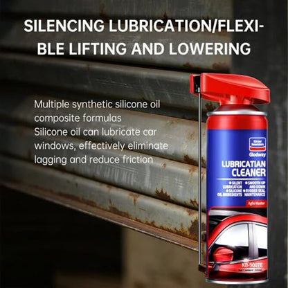 Glodway Specialist Silicone Lubricant Spray,Garage Door Lubricant Oil,with SMART Straw Sprays 2 Ways,for Door Higne,Bike,Sewing Machine,Metal Parts,6.76 OZ,Air Refresher,6 OZ - size: Silicone Lubricant+Air Freshener